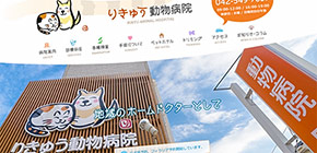 りきゅう動物病院・ホームページ制作